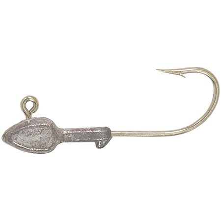 Bromas 0.5 oz Double Eye Jig Head, Unpainted, 10PK BR2966808